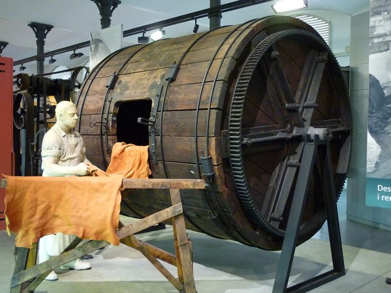 Quá trình ngâm ủ da bằng hoá chất